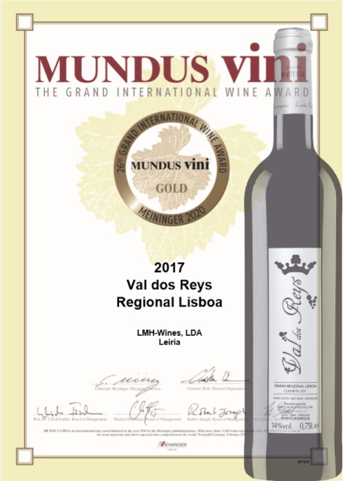 MUNDUS Vini, Val dos Reys 2017 no Concurso Internacional