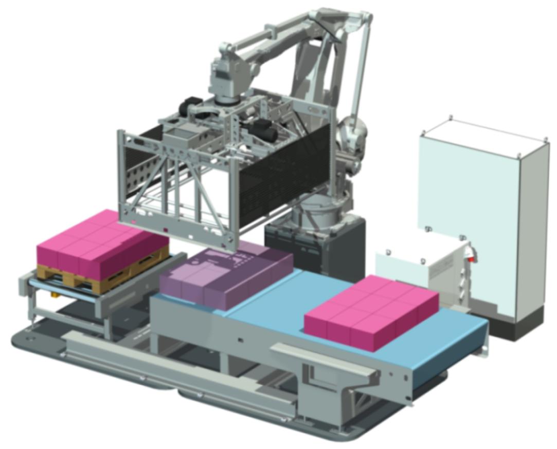 Langhammer presents a compact layer palletizing system