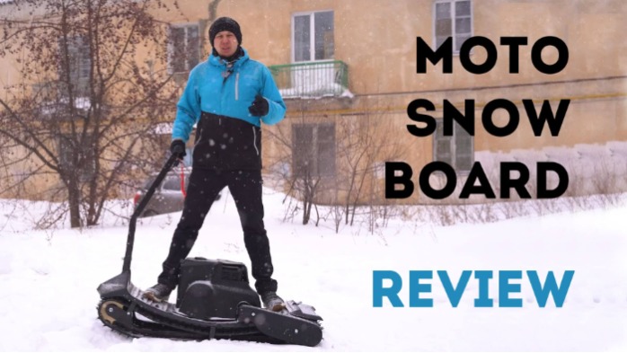 Motosnowboard video review