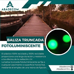 Baliza Truncada Fotoluminiscente,producto ideal para balizar