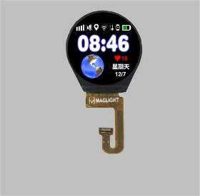 1.3 inch round tft lcd display screen